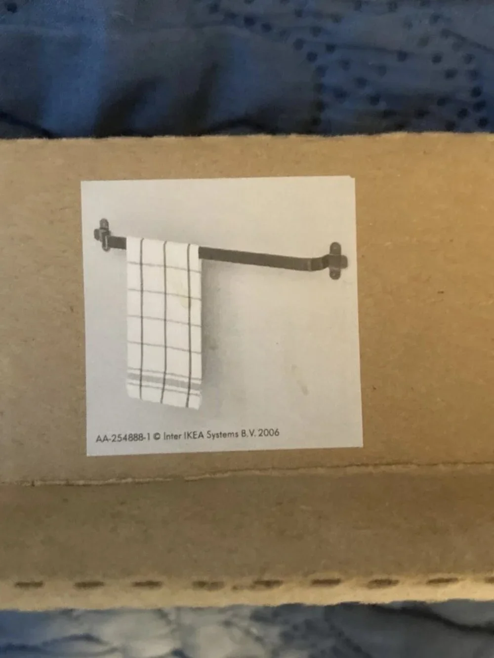 Ikea Kroken Black Towel Bar 23.5 “ AA-251694-2 - Tina Christensen Design